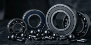 Silicon nitride bearings, balls, and grinding